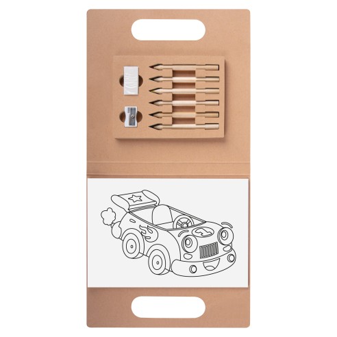 Set per colorare in carta kraft