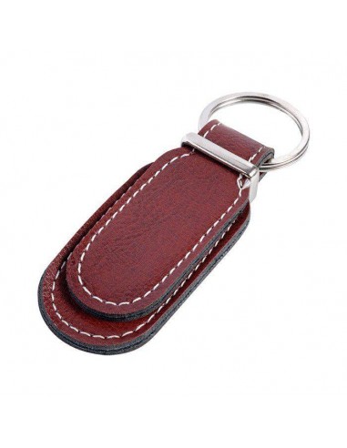 PORTACHAIVI CON CUCITURE A CONTRASTO