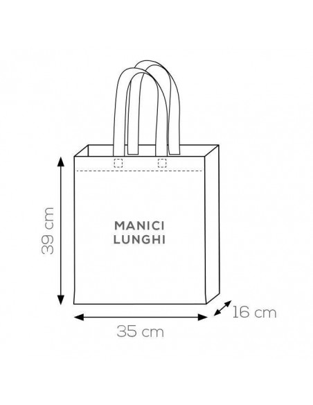 BORSA SHOPPING CON SOFFIETTO