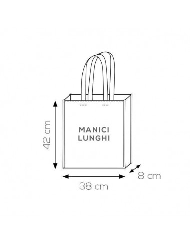 BORSA SHOPPING CON SOFFIETTO