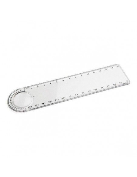 RIGHELLO CON LENTE DI INGRANDIMENTO