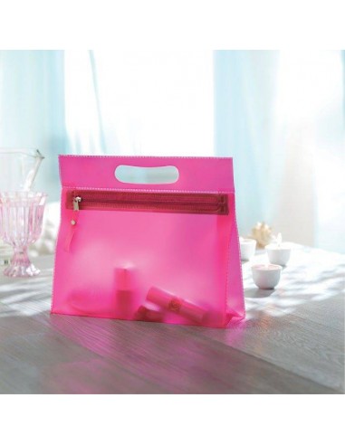 BEAUTY IN PVC CON ZIP E MANIGLIA