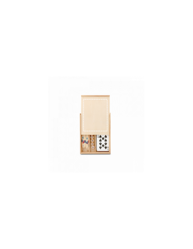 SET DI GIOCHI 4 IN 1 IN SCATOLA DI LEGNO