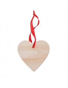 DECORAZIONE IN LEGNO A FORMA DI CUORE