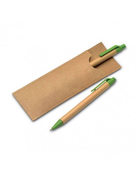 SET MATITA&PENNA IN CARTONE RECICLATO