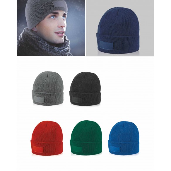 CAPPELLO CON ETICHETTA SERIGRAFABILE