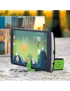 PORTACHIAVI MULTIFUNZIONE CON LUCE E SUPPORTO ESTRAIBILE PER CELLULARE