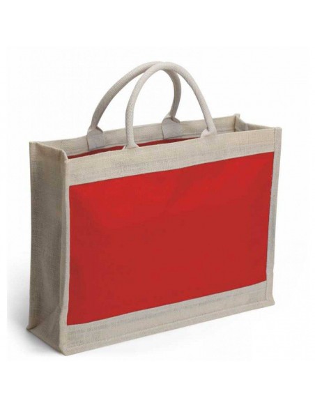 BORSA MARE IN IUTA E CANVAS
