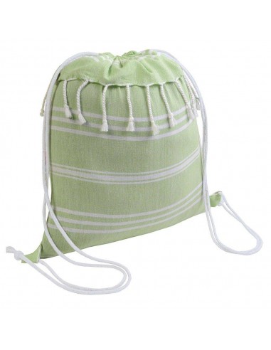 ZAINETTO IN FOUTA CON FRANGE E CHIUSURA A STRAPPO