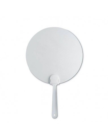 VENTAGLIO ROTONDO IN PLASTICA TRASPARENTE