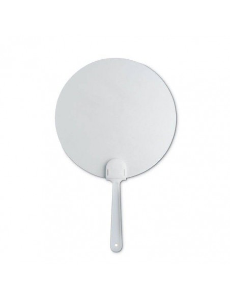 VENTAGLIO ROTONDO IN PLASTICA TRASPARENTE