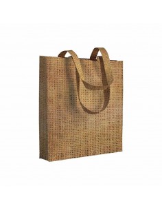 SHOPPER IN TNT CON SOFFIETTO EFFETTO JUTA 2