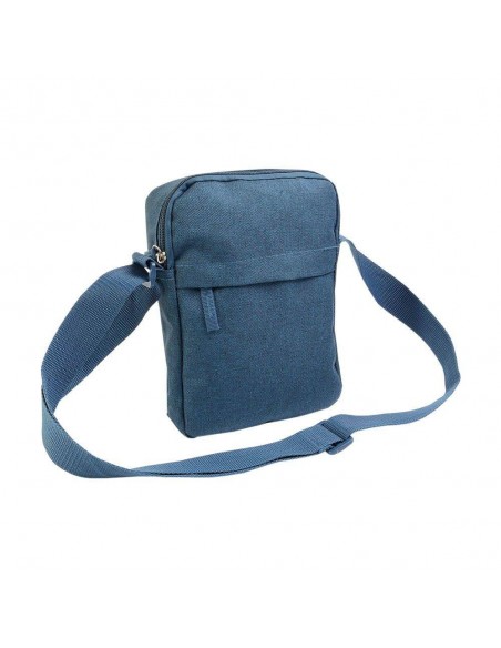 BORSELLO EFFETTO JEANS 2 TASCHE E TRACOLLA REGOLABILE