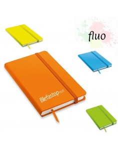 NOTES 96 PAGINE AVORIO A RIGHE ELASTICO COPERTINA FLUO