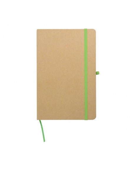 NOTES A RIGHE IN CARTA RICICLATA CON PAGINE COLORATE CM 9X14