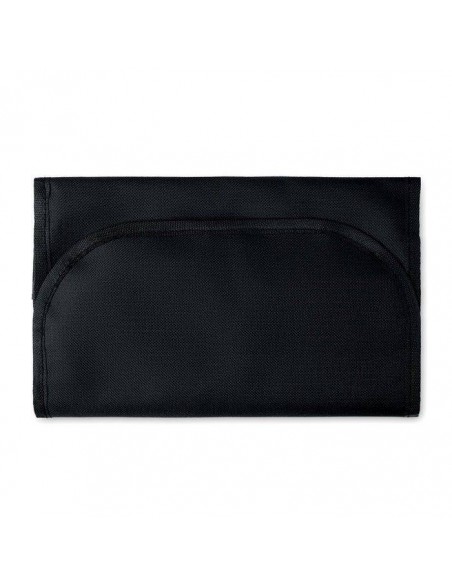 PORTACCESSORI DA VIAGGIO CON COMPARTI INTERNI IN RETE