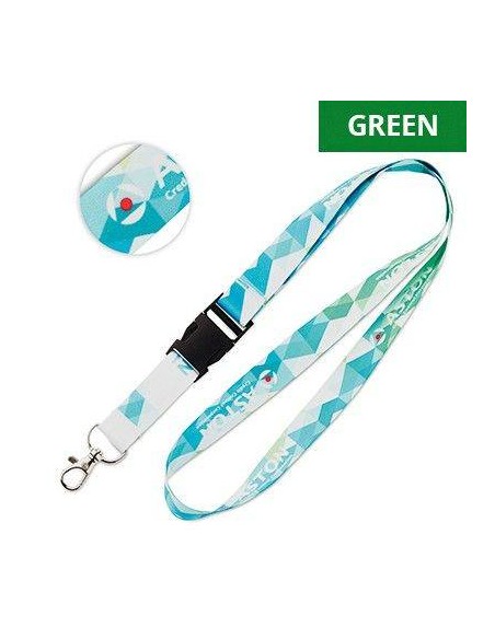 LANYARD IN PET RICICLATO CON FIBBIA IN SUBLIMATICO CM 2