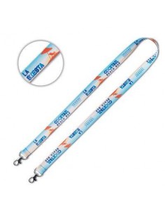 LANYARD IN SUBLIMAZIONE CON 2 GANCI CM 2
