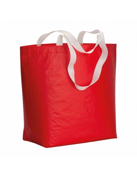 SHOPPER IN RPET CON MANICI LUNGHI E SOFFIETTO ALLA BASE