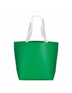 SHOPPER IN RPET CON MANICI LUNGHI E SOFFIETTO ALLA BASE