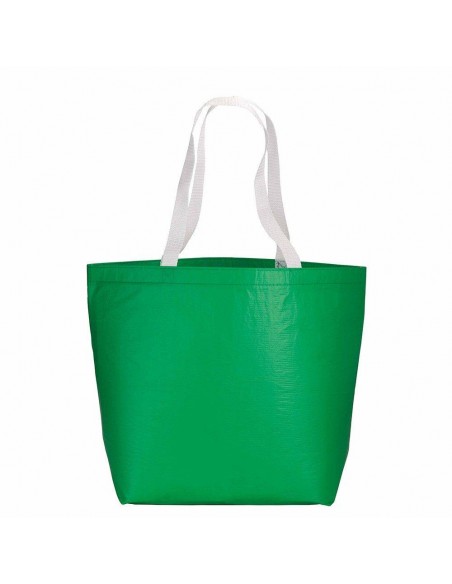 SHOPPER IN RPET CON MANICI LUNGHI E SOFFIETTO ALLA BASE