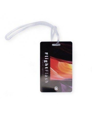 ETICHETTA BAGAGLIO PRIVACY COMPOSTA DA 2 CARD IN PVC RIGIDO