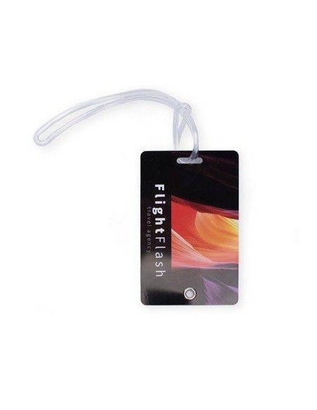 ETICHETTA BAGAGLIO PRIVACY COMPOSTA DA 2 CARD IN PVC RIGIDO