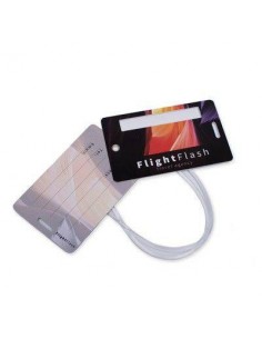 ETICHETTA BAGAGLIO PRIVACY COMPOSTA DA 2 CARD IN PVC RIGIDO