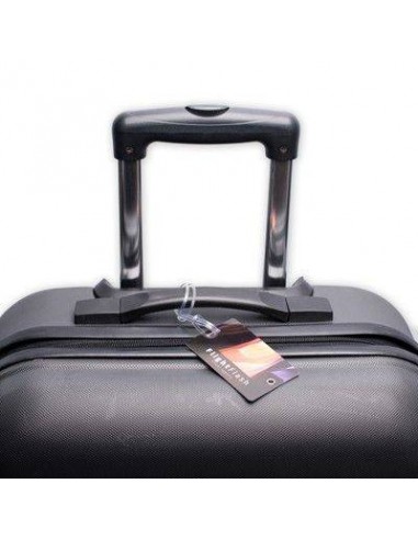 ETICHETTA BAGAGLIO PRIVACY COMPOSTA DA 2 CARD IN PVC RIGIDO