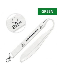LANYARD IN COTONE ORGANICO CON GANCIO IN METALLO CM45X2