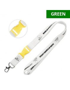 LANYARD IN COTONE ORGANICO CON FIBBIA