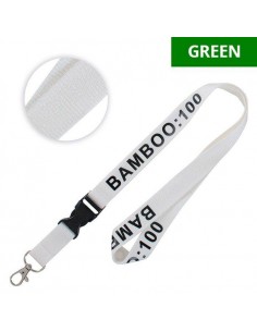 LANYARD IN BAMBOO CON FIBBIA