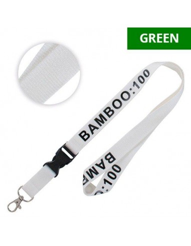 LANYARD IN BAMBOO CON FIBBIA