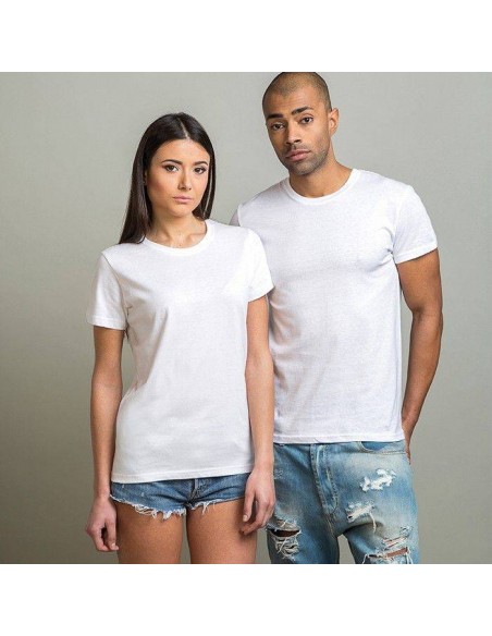 T-SHIRT ADULTO UNISEX BIANCO ALE TEXTILE 150 GR
