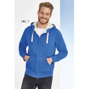 FELPA UNISEX CON CAPPUCCIO IN SHERPA