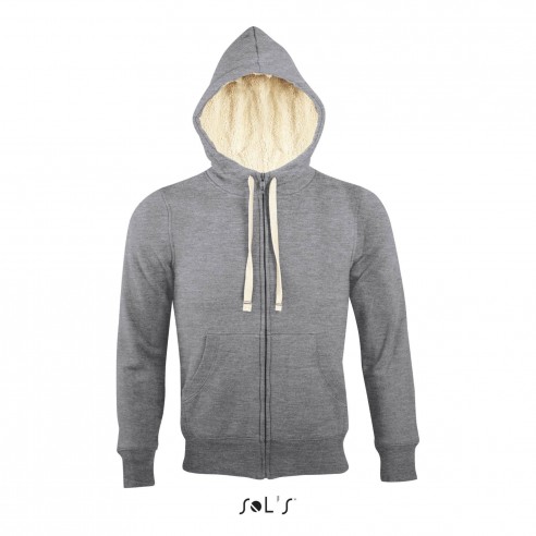 FELPA UNISEX CON CAPPUCCIO IN SHERPA