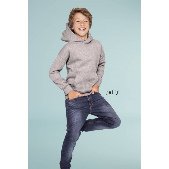 FELPA BAMBINO CON CAPPUCCIO