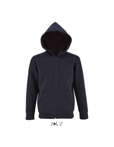 FELPA KIDS CON CAPPUCCIO E ZIP