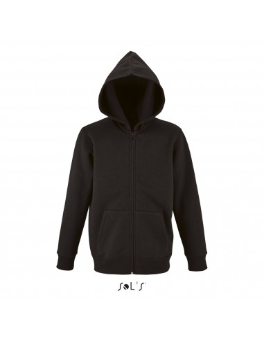 FELPA KIDS CON CAPPUCCIO E ZIP