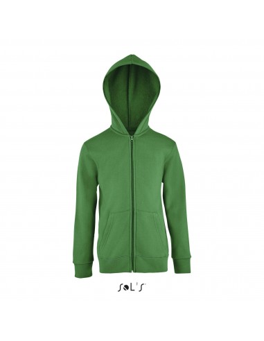 FELPA KIDS CON CAPPUCCIO E ZIP