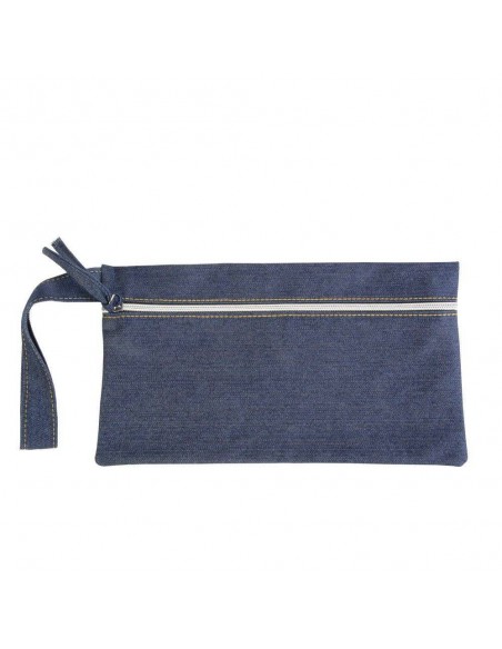 PORTADOCUMENTI DA VIAGGIO IN DENIM CON MANIGLIA CM29X16