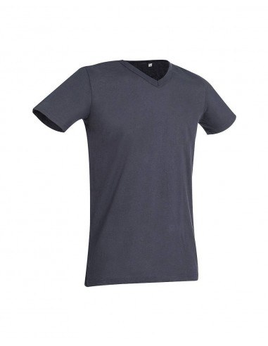 T-SHIRT UOMO CON SCOLLO A V 160 GR