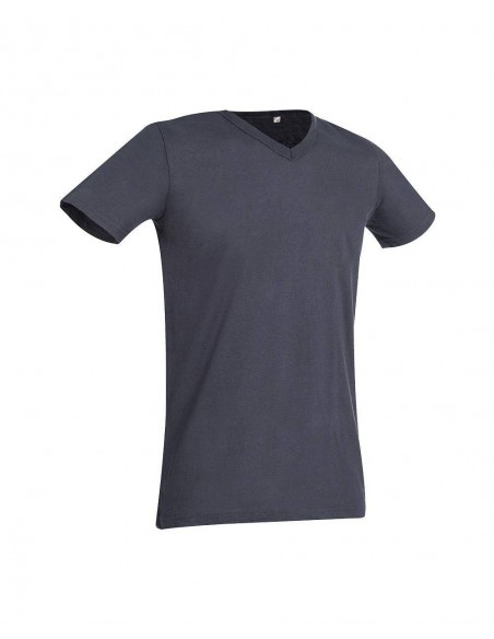 T-SHIRT UOMO CON SCOLLO A V 160 GR
