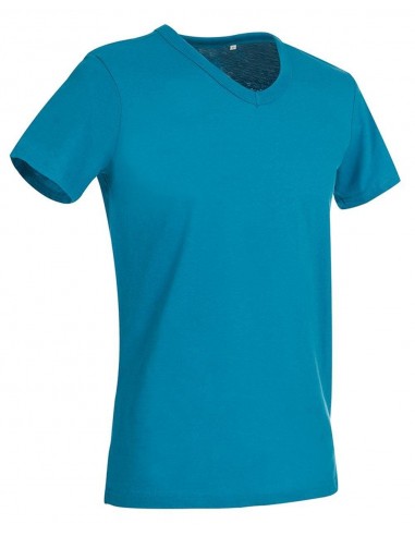 T-SHIRT UOMO CON SCOLLO A V 160 GR