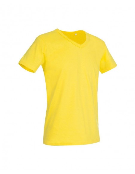 T-SHIRT UOMO CON SCOLLO A V 160 GR