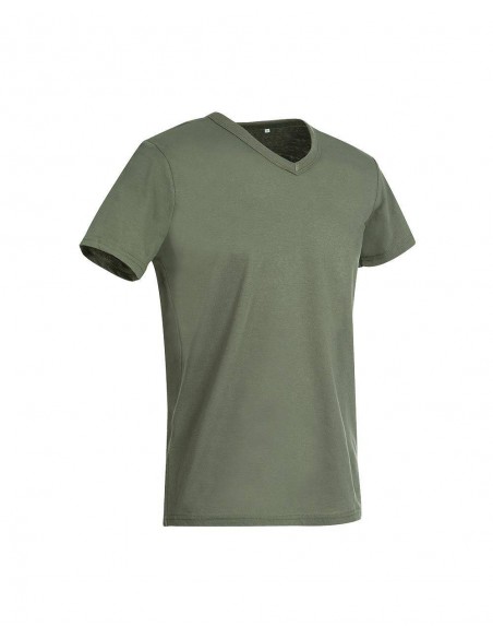 T-SHIRT UOMO CON SCOLLO A V 160 GR