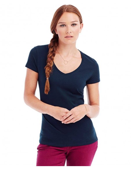 T-SHIRT DONNA SCOLLO A V