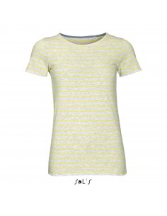 T-SHIRT DONNA RIGATA GIROCOLLO 2