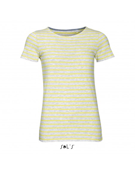 T-SHIRT DONNA RIGATA GIROCOLLO