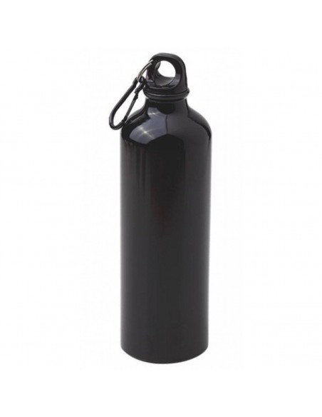 BORRACCIA IN ALLUMINIO CON MOSCHETTONE 750 ML INCISIONE LASER